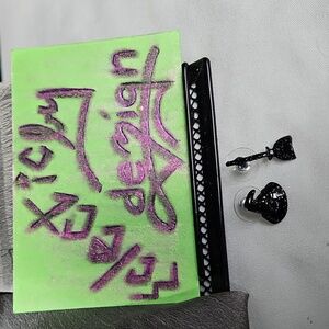 Halloween 365 Perfectly Mismatched Stud Earrings - Witch's Hat & Broom